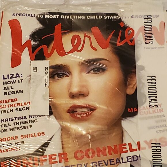 NEW Interview Magazine Jennifer Connelly Feb 2004 Factory Sealed - Picture 2 of 4
